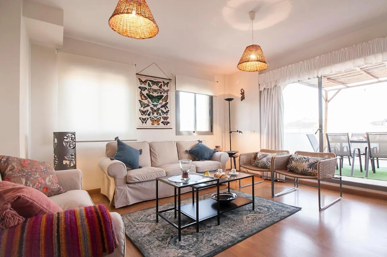 Malaga Center Flat Terrace & Parking Apartment Spain