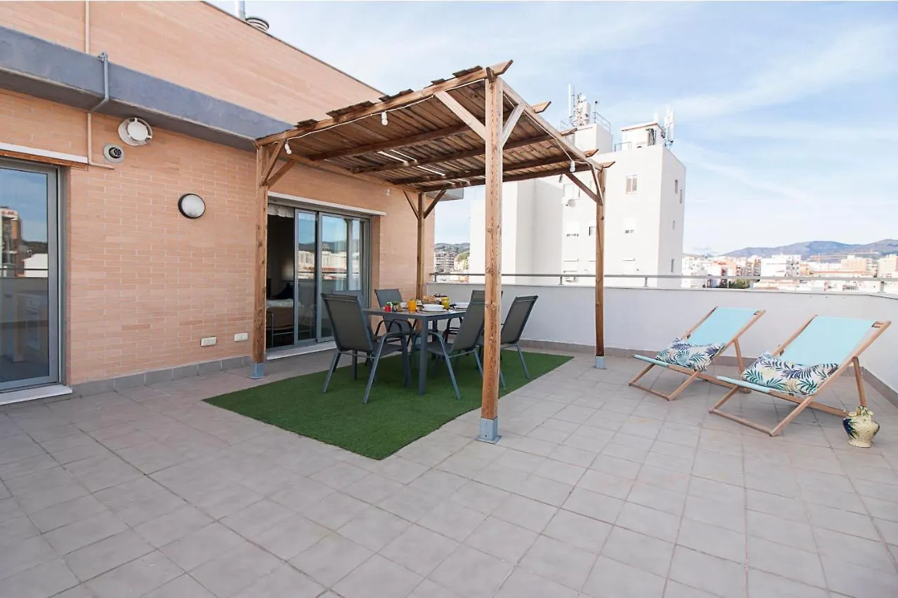 Malaga Center Flat Terrace & Parking Apartment