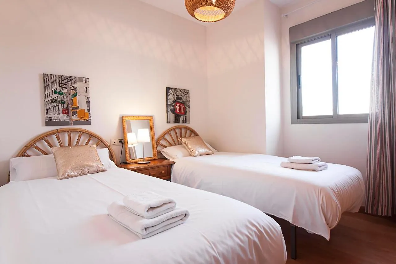 Malaga Center Flat Terrace & Parking Apartment Spain